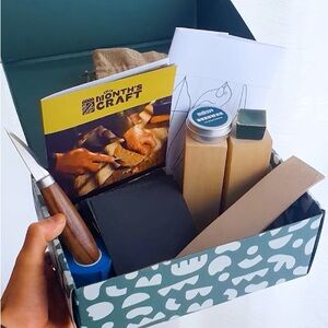 DIY Craft Kit with Wood Carving Tools
